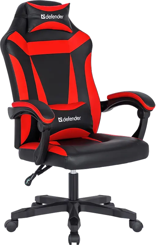 Геймерське крісло Defender Master Black/Red [64359] [75036] - фото 3