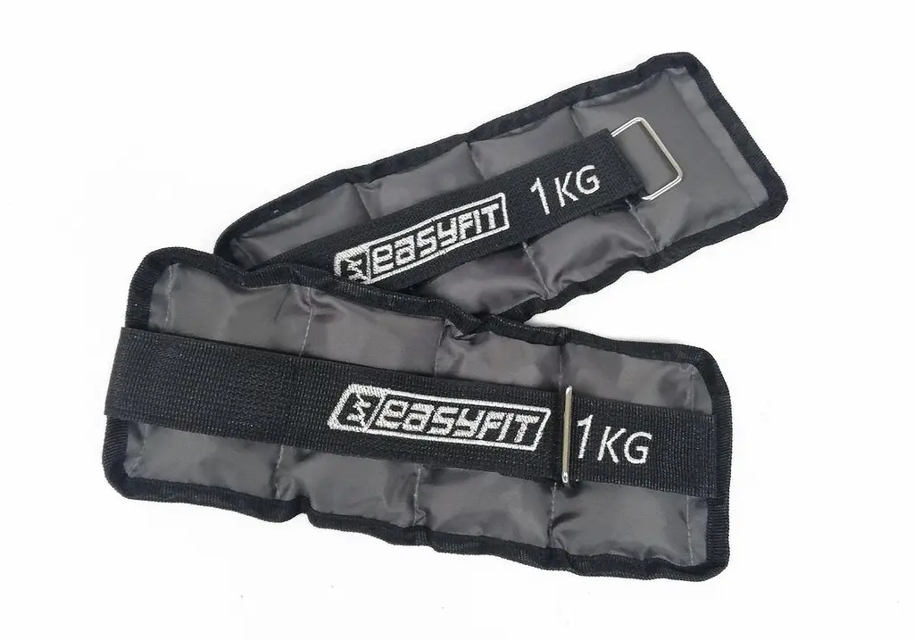 Обтяжувачі для ніг та рук з металом EasyFit Metal 1 кг (пара) (EF-AWTМ-100)