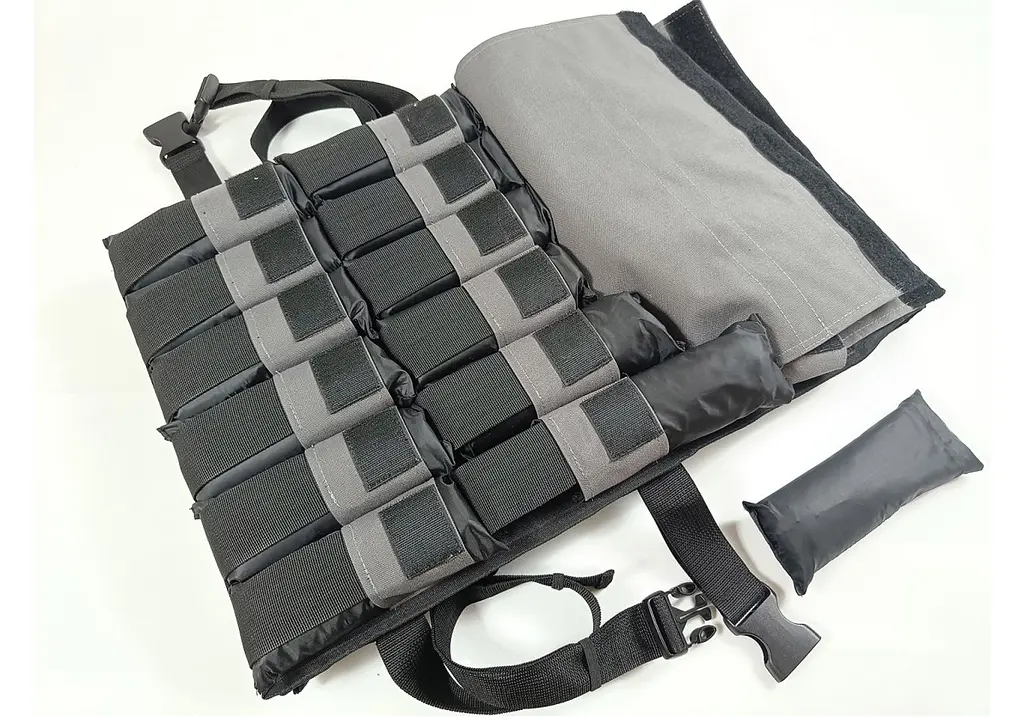 Жилет обтяжувач EasyFit Armor 18 кг набірний з кроком 0,5 кг (EF-WTV-180) - фото 10
