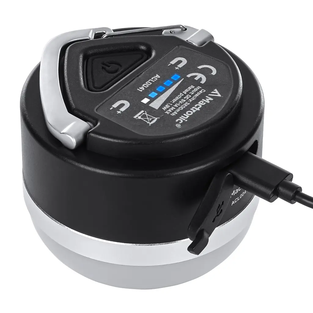 Ліхтар кемпінговий Mactronic BeamBox 160 Lm з Bluetooth колонкою USB-C Чорний - фото 9