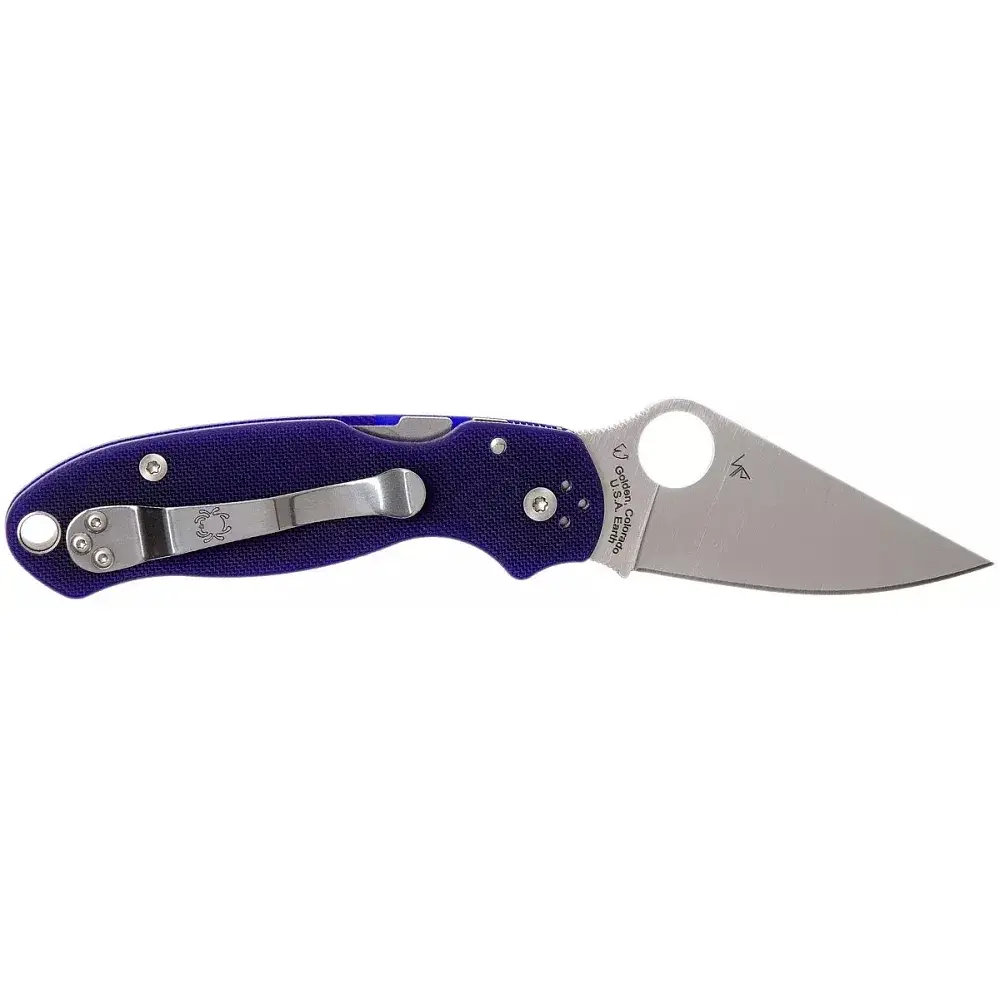 Ніж Spyderco Para 3 Dark blue - фото 2