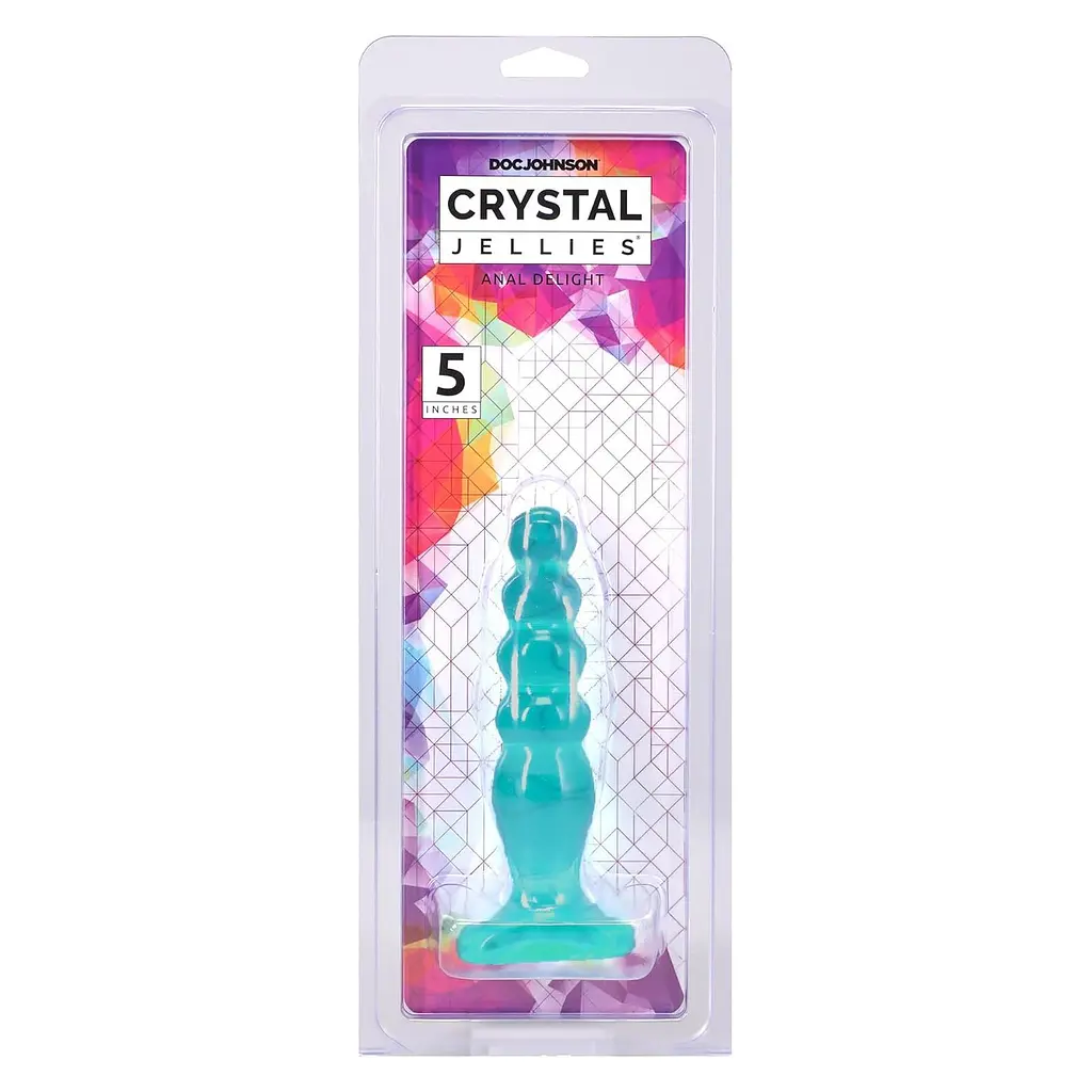 Анальний стимулятор Doc Johnson Crystal Jellies Anal Delight, 14 см - фото 2