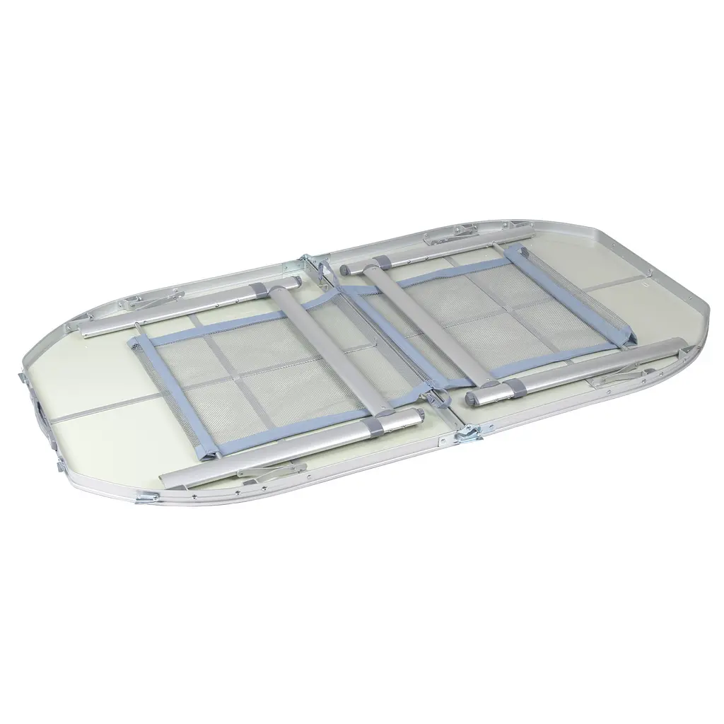 Стіл Bo-Camp Premium Oval 150x80 cm Сірий - фото 5