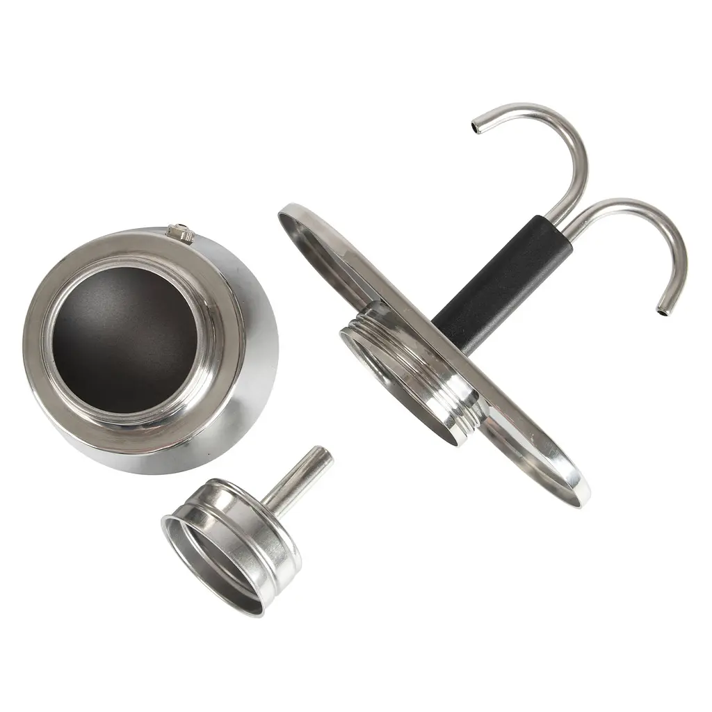 Кавоварка Bo-Camp Stainless Steel 2-cups Silver (2200545), Сріблястий - фото 12