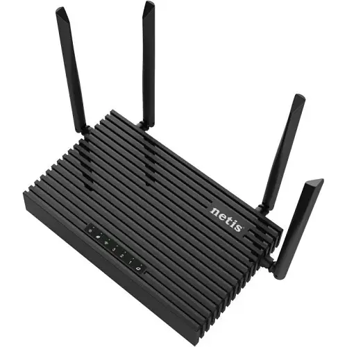 Роутер Netis N6, Black, Wi-Fi 6 (2.4GHz/5GHz, до 1775 Mb/s), 4 LAN 100/1000 Mb/s, RJ45 100/1000 Mb/s, USB, 4 зовнішні незнімні антени - фото 5