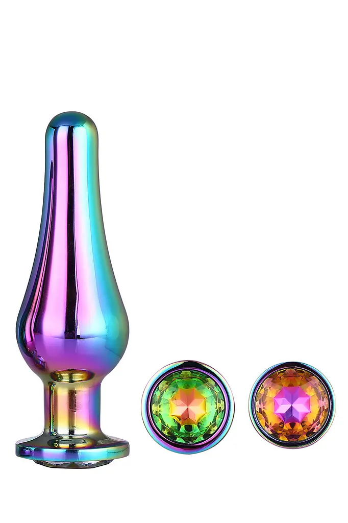 DT21873 набір анальних пробок конічної форми Dream Toys GLEAMING LOVE PLEASURE SET MULTICOLOUR - фото 4