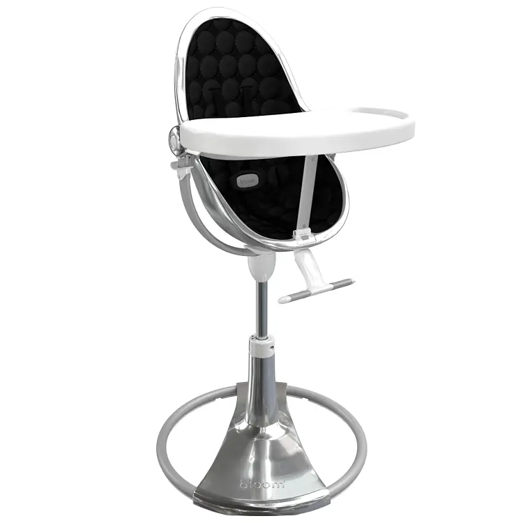 Стульчик для кормления Bloom Fresco Silver/Midnight black (E10535-S\U10543-MB) - фото 2