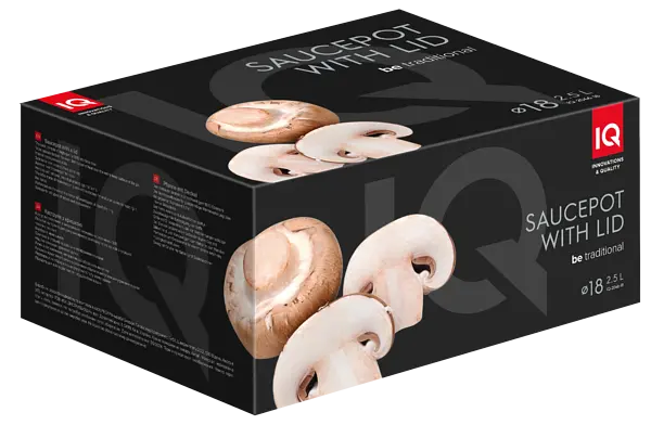 Кастрюля IQ Be Traditional с крышкой 18 см 2.5 л (IQ-2046-18) - фото 5