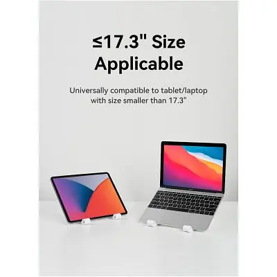 Підставка до ноутбука Vention Laptop X-type Stand White ABS 83-170мм (KDNW0) - фото 10
