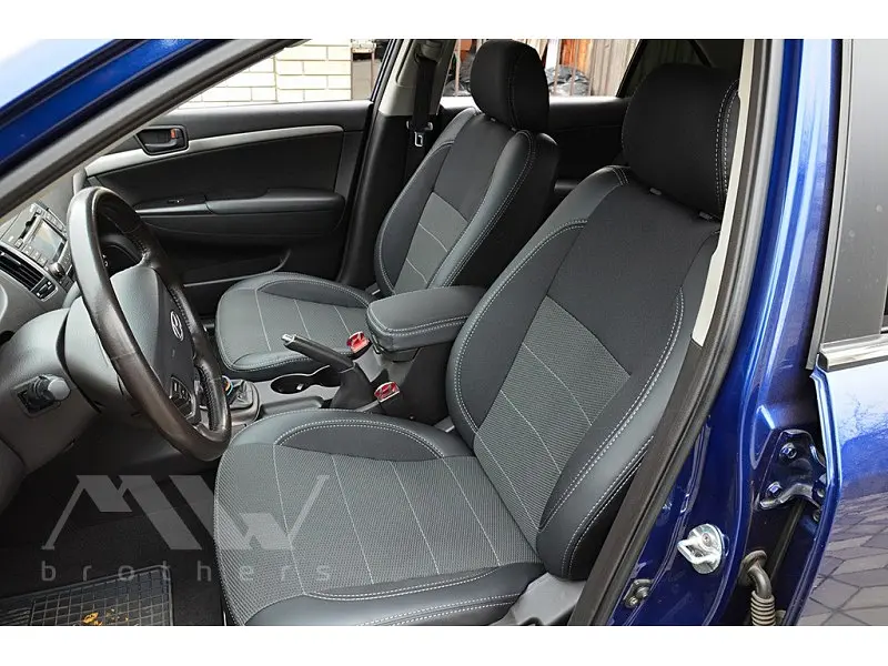 Авточохли модельні MW Brothers для Hyundai Sonata NF c 2004 - фото 5