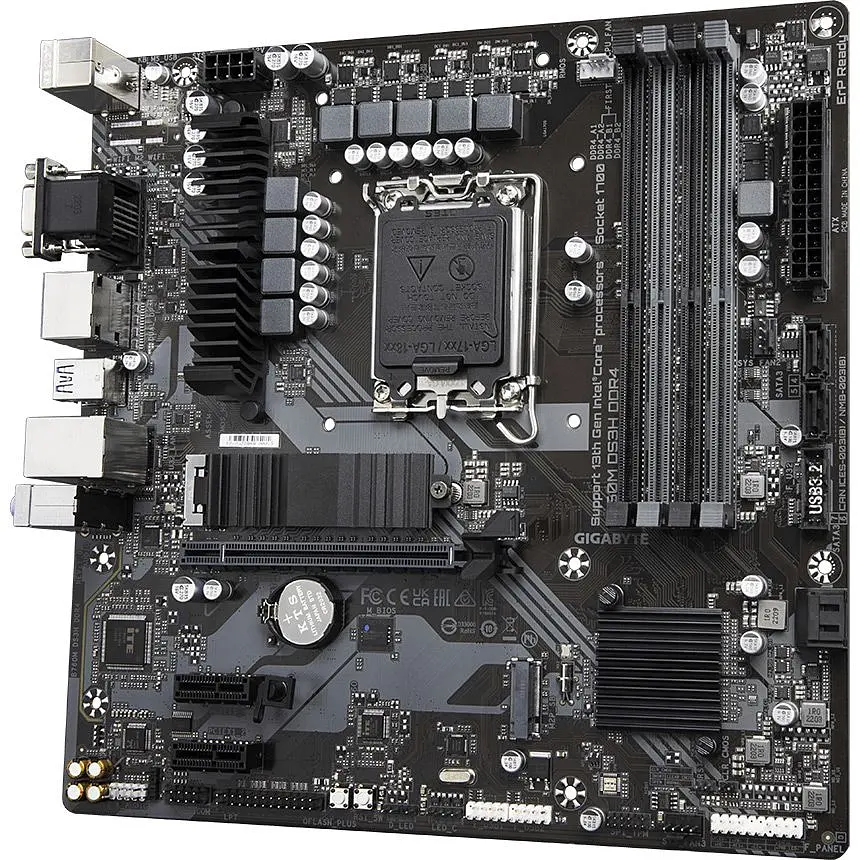 Материнська плата Gigabyte B760M DS3H DDR4 [146924] - фото 4