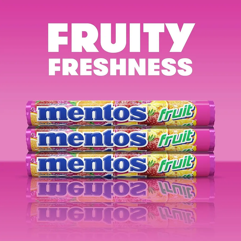 Драже Mentos Fruits 3 х 38г - фото 3