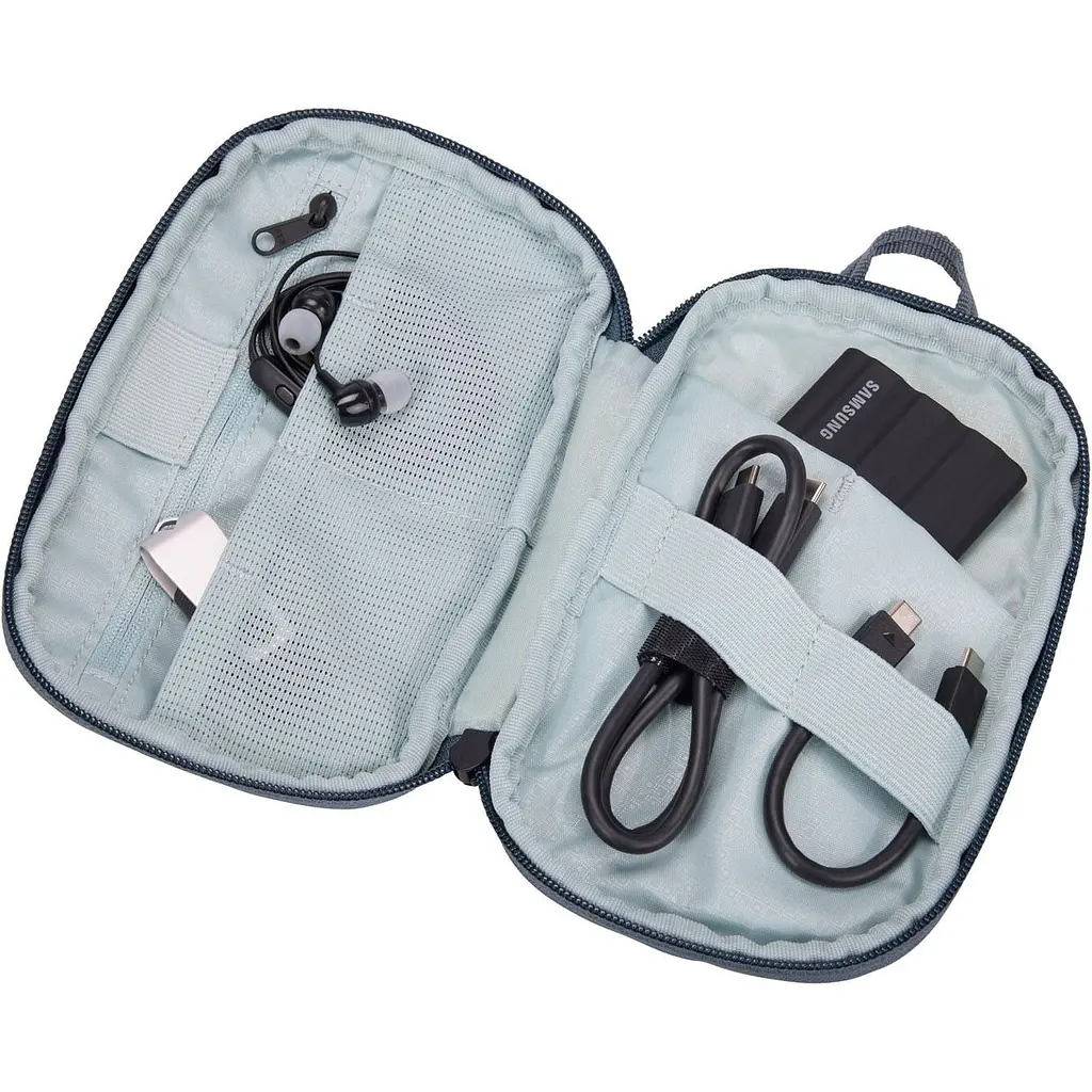 Комплект: Рюкзак Thule Subterra 2 Travel Backpack 26L Dark Slate (TH 3205055) + Органайзер Thule Subterra 2 PowerShuttle Small Dark Slate (TH 3205038) - фото 15