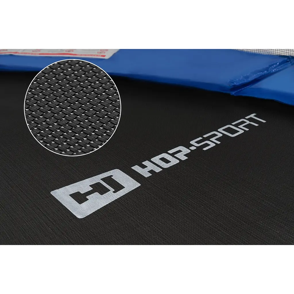 Батут Hop-Sport 12ft (366см) чорно-синій з зовнішньою сіткою - фото 9