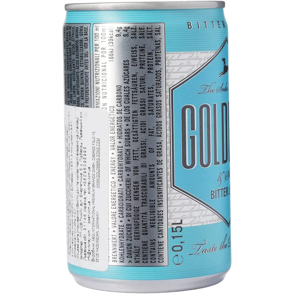 Тонік Goldberg Bitter Lemon 150 мл - фото 4