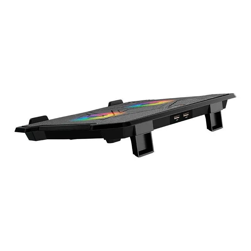Підставка для ноутбука MeeTion CoolingPad CP2020, 9-14" для геймерів ігрова з RBG підсвічуванням - фото 6