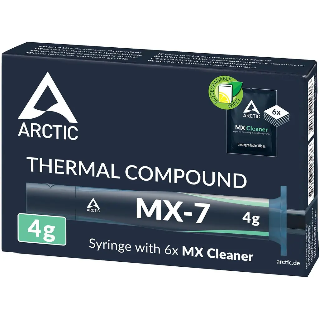 Термопаста Arctic MX-7 4g with 6 pcs MX Cleaner (ACTCP00092A) - фото 2