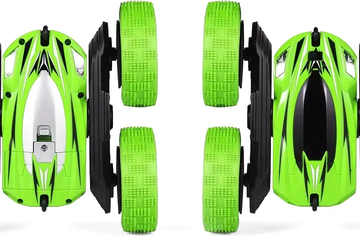 Машинка перевертень всюдихід трюкова на радіокеруванні Ydjia Stunt Car D828 Green - фото 5