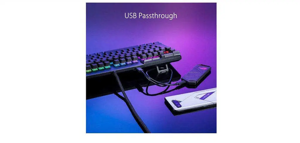 Клавиатура Asus ROG Strix Flare II LED 104key NX Red USB (90MP02D6-BKUA01) - фото 13