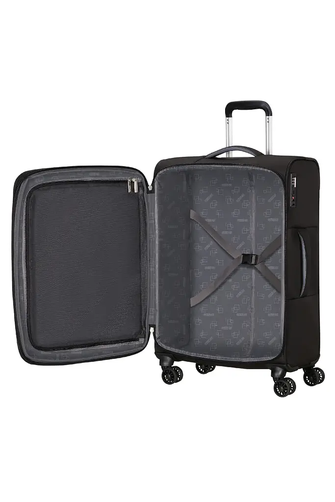 Валіза 67 См American Tourister CLOUDRIDER JET BLACK 67x44x26(28) MJ4*09005 - фото 2