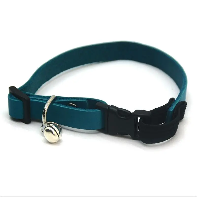 Нашийник для котів та малих собак Zoo-hunt О Дзвіночок шкіра 1,0 см Рудий - фото 9