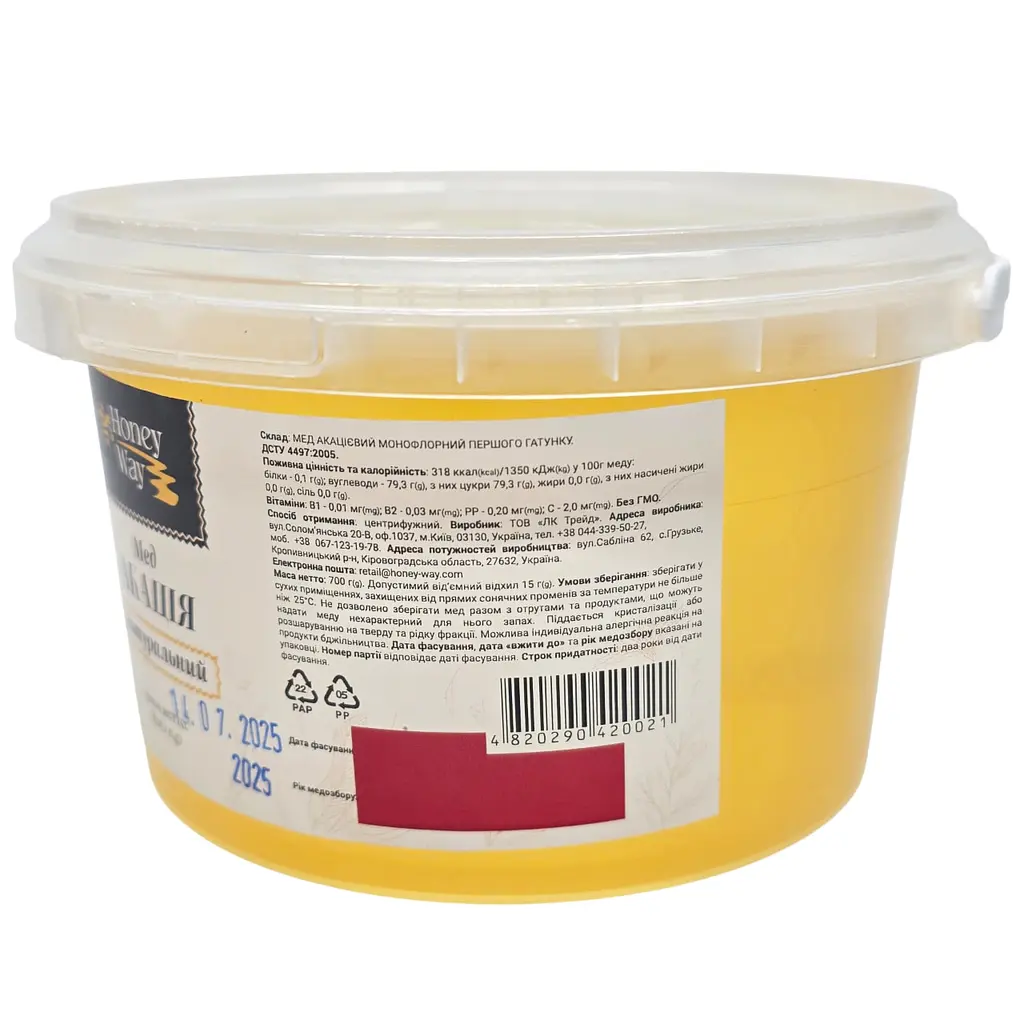 Мед акацієвий Honey Way 700 г - фото 3