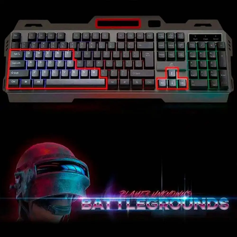 Ігрова клавіатура з RGB-підсвічуванням Jeqang JK-918 (39137-01_308) - фото 10