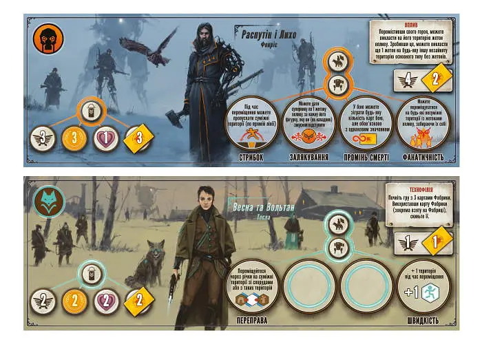 Настільна гра Планета Ігор Коса: Піднесення Фенріса (Scythe: The Rise of Fenris) (укр.) - фото 5