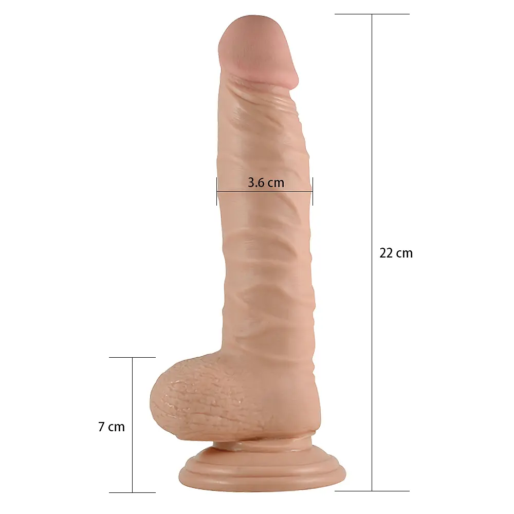 Фалоімітатор - Real Extreme Dildo 8.5" #1 - фото 3