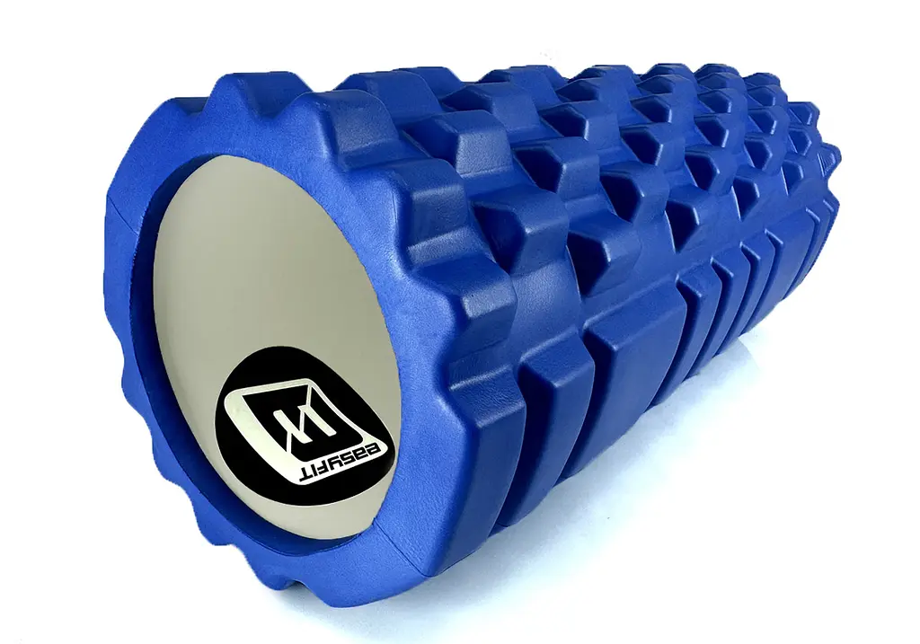 Масажний ролик EasyFit Grid Roller 33 см v.1.1 Синій (EF-2020-BL) - фото 2