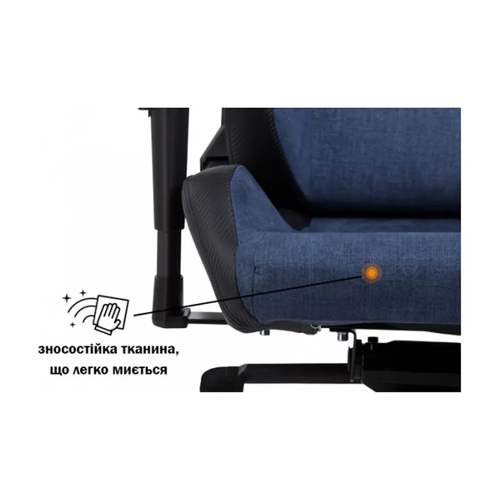 Крісло ігрове GT Racer X-8005 Dark Blue/Black - фото 8