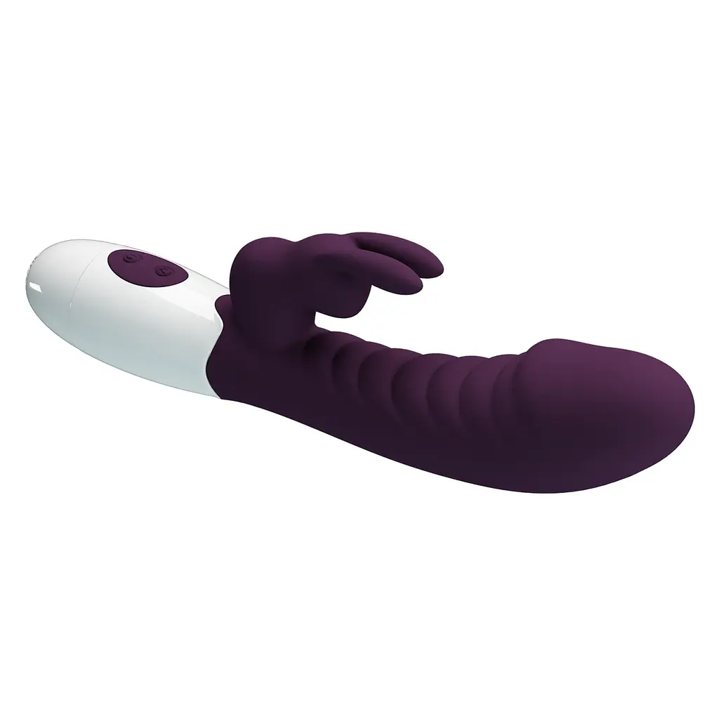 Вибратор-кролик Pretty Love Naughty Bunny, 19.8 см (фиолетовый) - фото 3