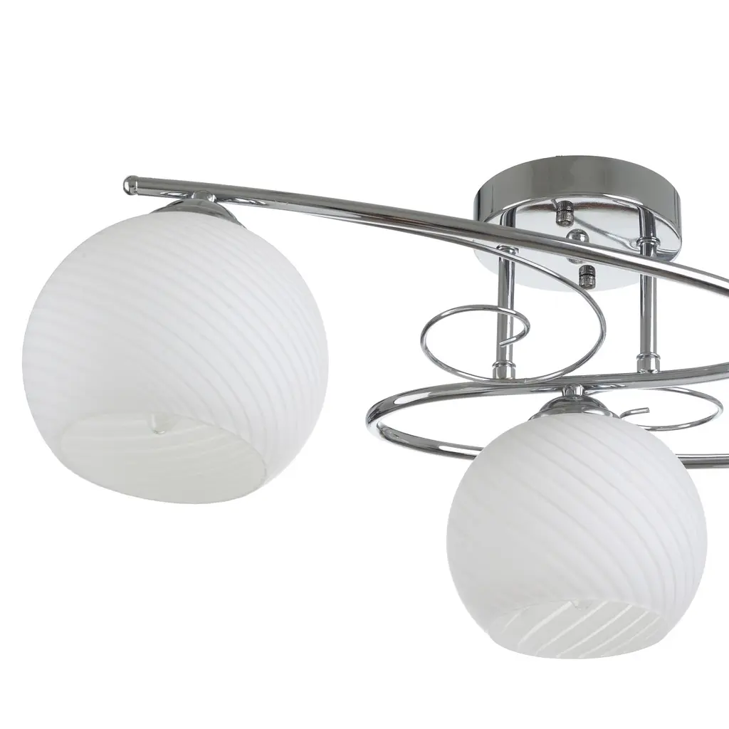 Люстра потолочная Brille классическая E27 60W CH (LK-652C/3) - фото 4