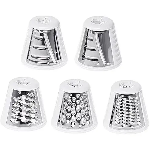 Овочерізка мультитерка електрична Camry CR 4816 з 5 насадками та компактним зберіганням - фото 6