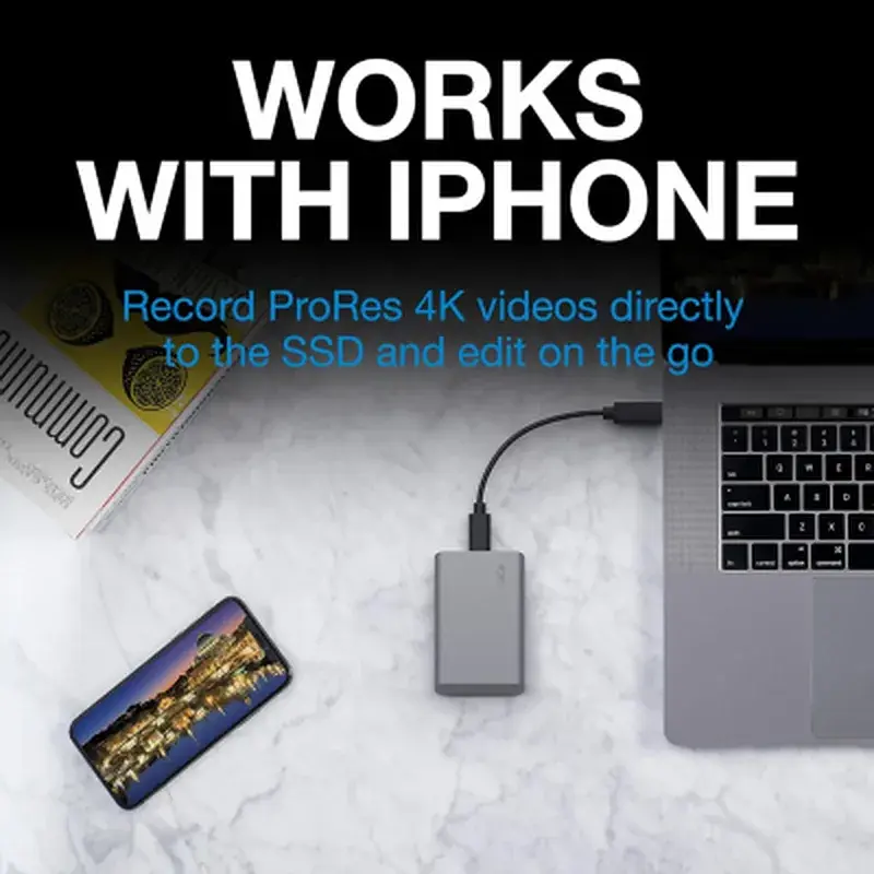 Накопичувач SSD USB Type-C 1TB Mobile Secure LaCie (STKH1000800) - фото 12