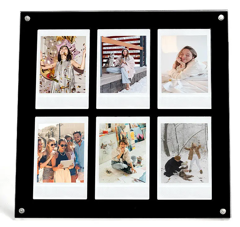 Фоторамка Fujifilm Instax Mini на 6 фото, акриловая черная - фото 8