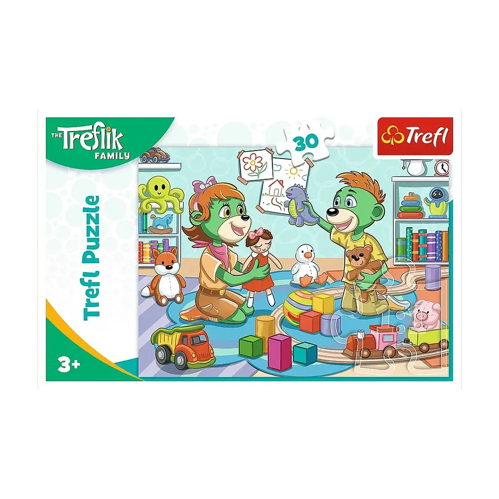 Пазл Trefl Treflik Щаслива родина 30 елементів (5900511183030) - фото 3