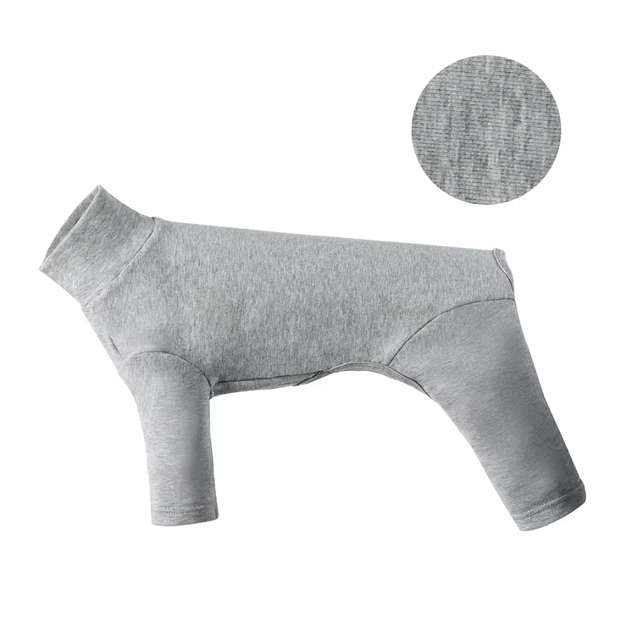 Базовий комбінезон/піжама для собак V.PET.B.R. Dog Jumpsuit CF36 Grey - фото 2