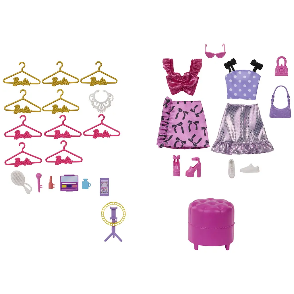 Портативна шафа-гардеробна для ляльки Barbie Deluxe Style Гардероб мрії (JJP01) - фото 10