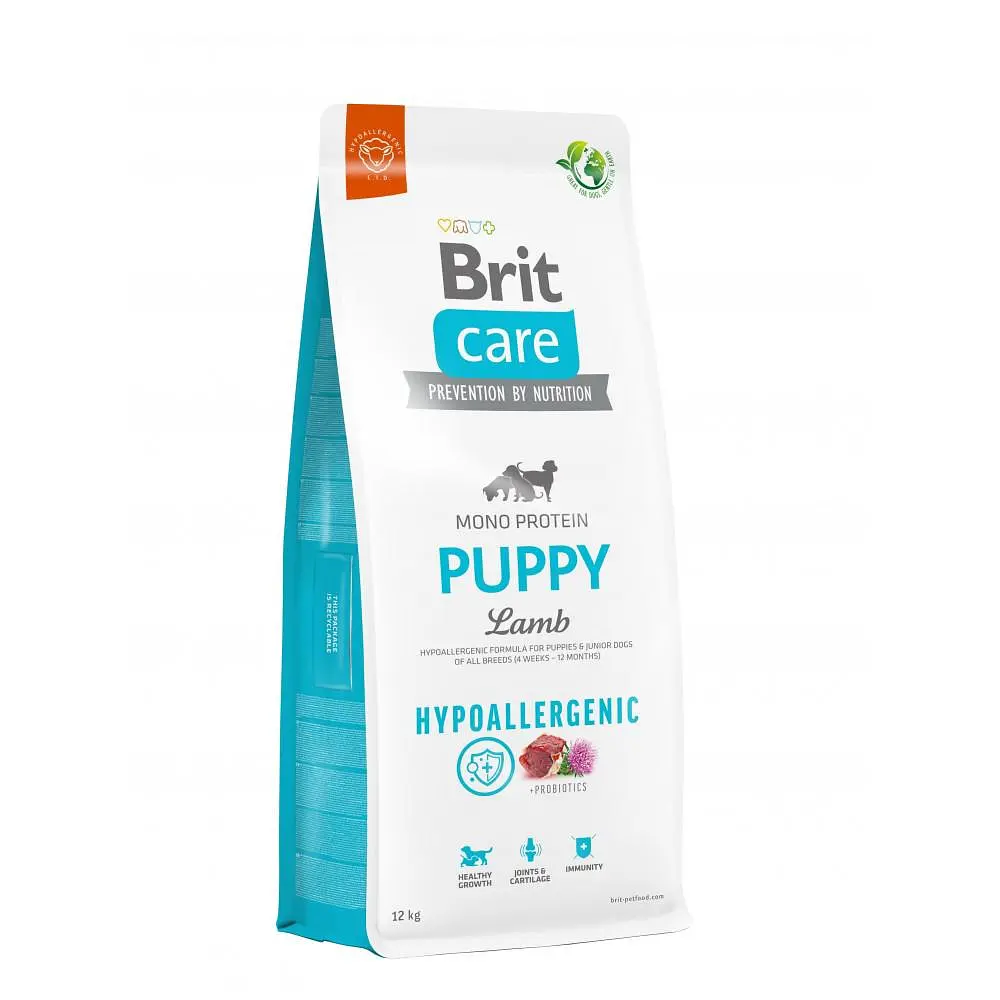 Сухий корм Brit Care Dog Hypoallergenic Puppy для цуценят, гіпоалергенний з ягням 12 кг (арт.172213/558957)