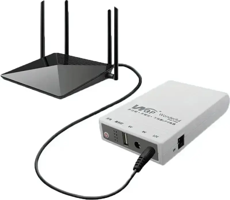 ИБП-павер банк для модема - роутера WGP Mini UPS белый - фото 5
