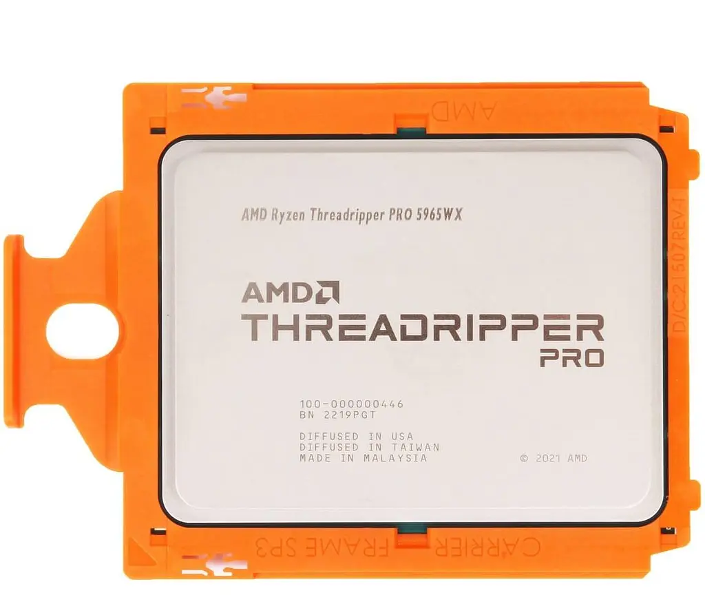 Процессор AMD Ryzen Threadripper PRO 5965WX WOF (100-100000446WOF) (Socket WRX8, 48T, 4.5 ГГц, Box) - фото 3