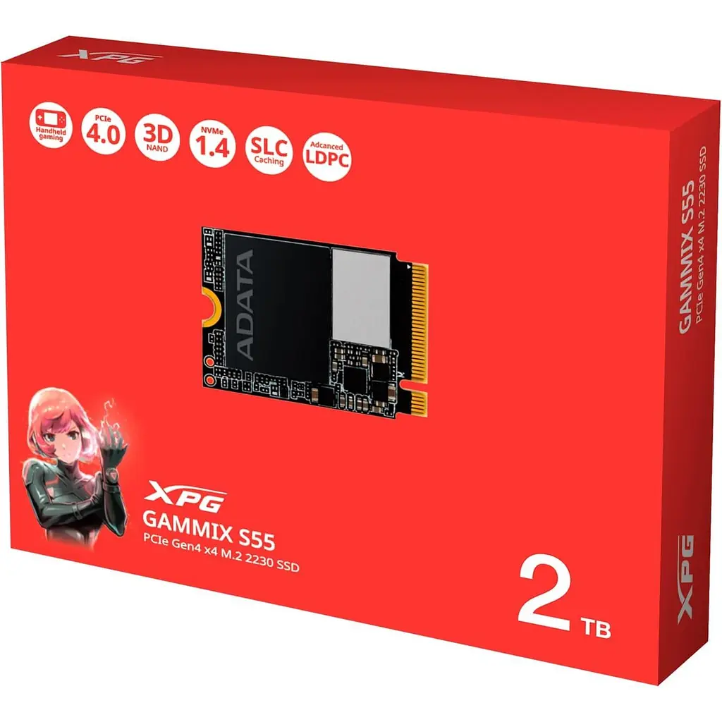Накопичувач SSD Adata m.2 NVMe 2TB GAMMIX S55 (SGAMMIXS55-2T-C) - фото 3