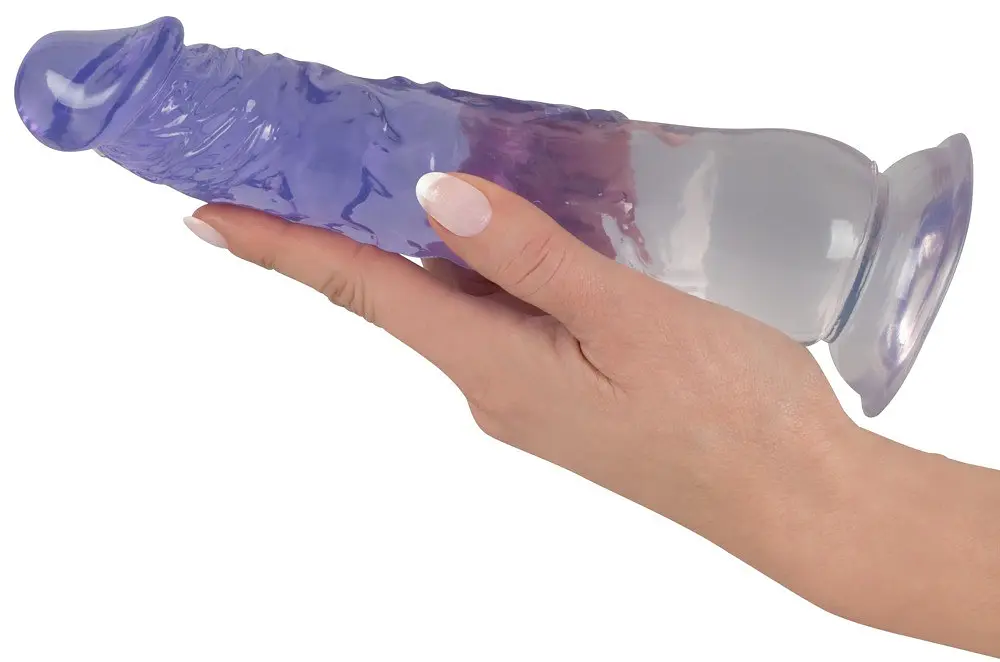 Фаллоимитатор Crystal Clear Dildo 22.5 см мульти - фото 5