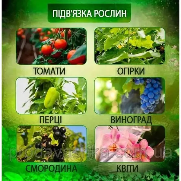 Стрічка садова AND для тапенера степлера для автоматичної підв'язки винограду помідорів овочів розсади 20 шт по 25 м - фото 5