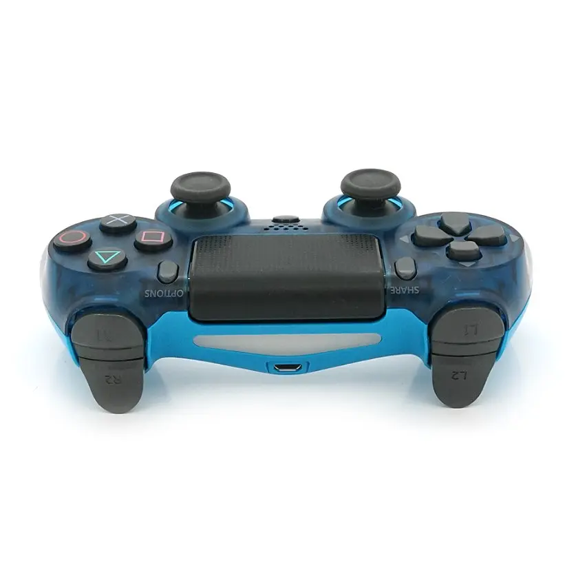 Геймпад джойстик Doubleshock Wireless PS4 Double Motor Vibration DualShock 4 Light-Dark-Blue - фото 2