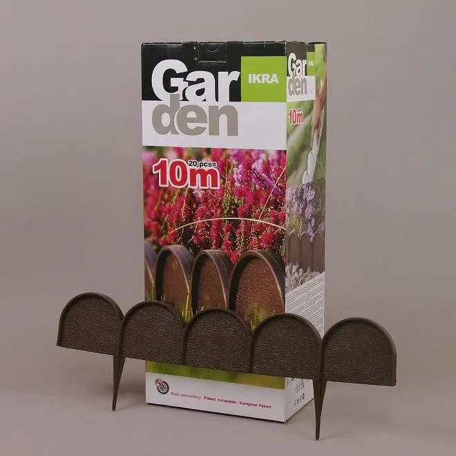 Бордюр садовый Prosperplast Garden Line коричневый 10 м - фото 6