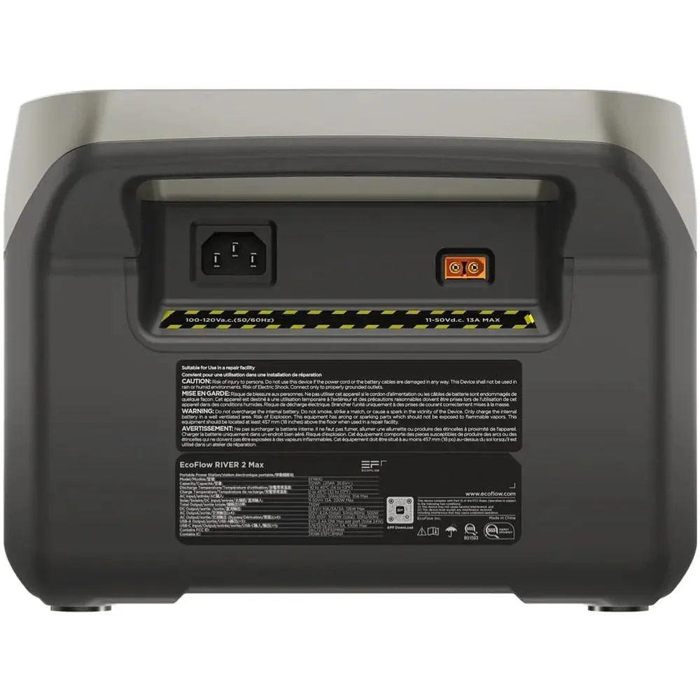 Портативна зарядна станція EcoFlow RIVER 2 MAX Switzerland Version 500 Вт 512Wh (99-00021308) - фото 3