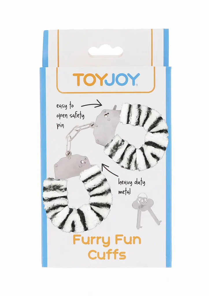 Наручники Toy Joy Furry Fun Cuffs 28 см мульти - фото 6