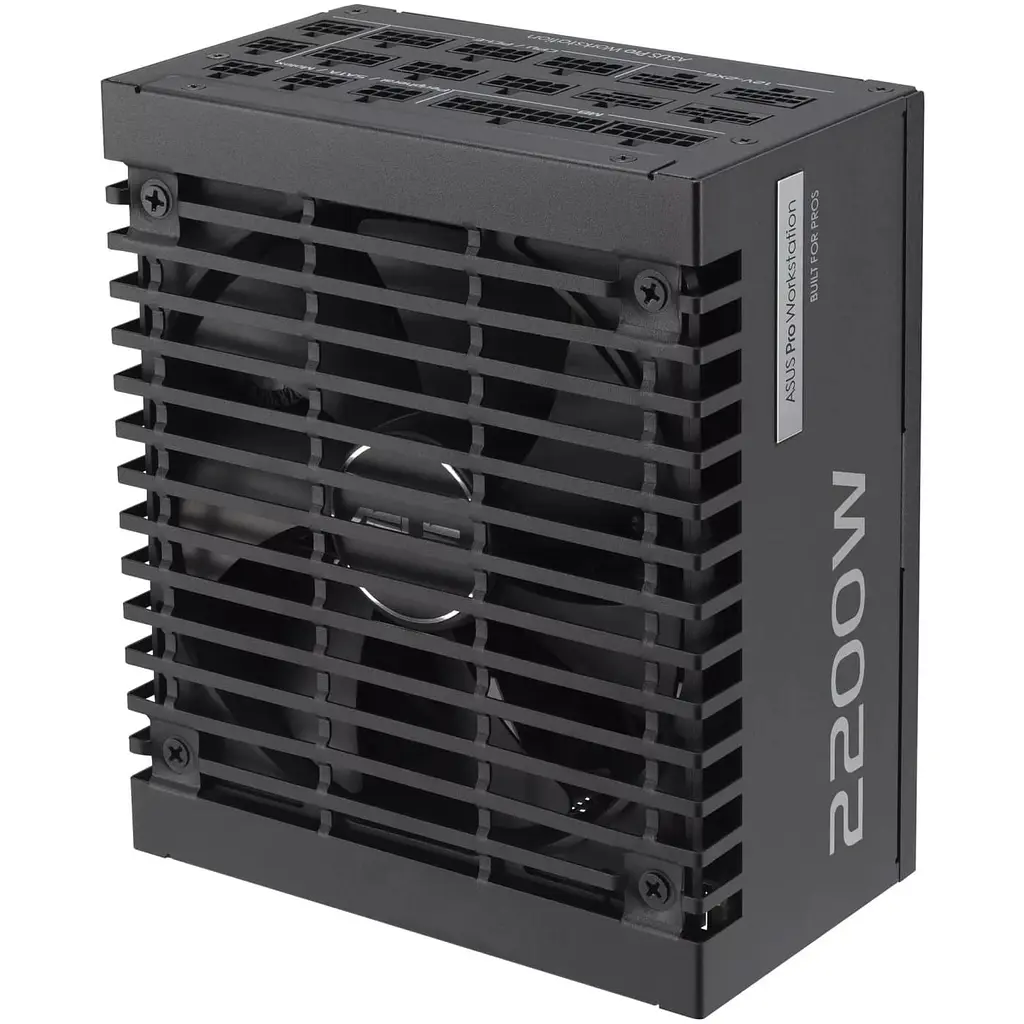 Блок живлення ASUS Pro WS 2200W 80+ Platinum (90YE00Z1-B0NA00) Black - фото 4